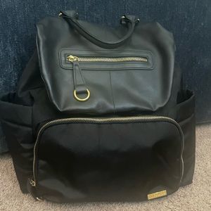 Black Skip Hop diaper Backpack!